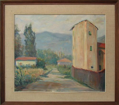 Paesaggio versiliese - Delfo Guidi