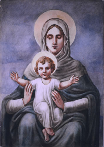 Madonna con Bambino - Antonio Bozzano