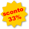 sconto 33%